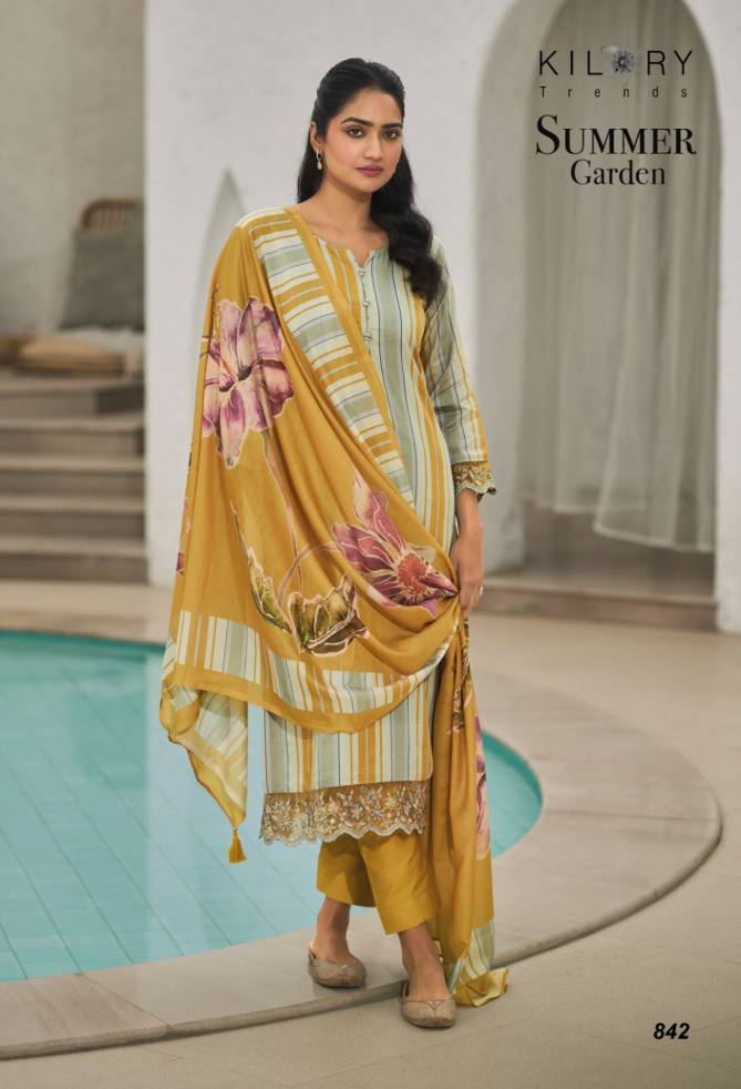 Summer Garden By Kilory Jam Cotton Dress Material Wholesale Market In Surat